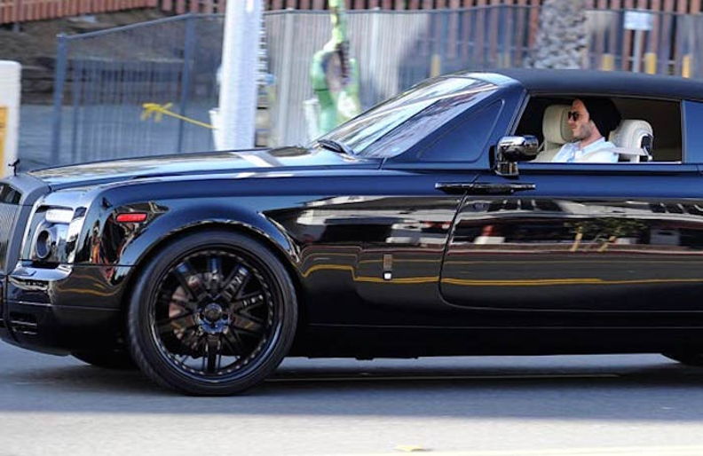 6. David Beckham - Rolls Royce - 485K€